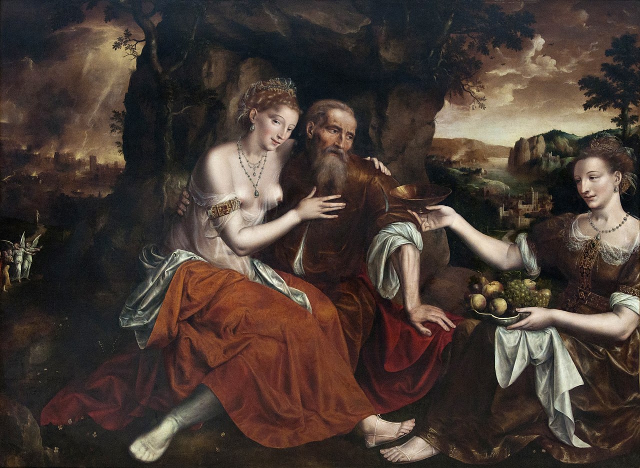 Loth et ses filles — Jan Massys